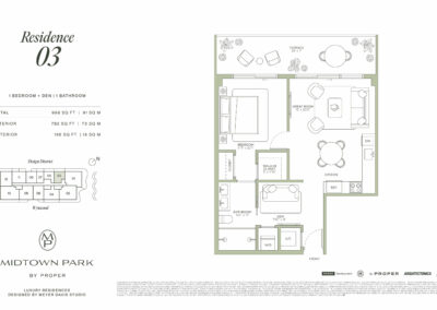 Midtown Park Residences Floorplan Residence