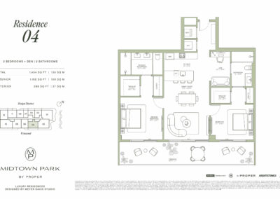 Midtown Park Residences Floorplan Residence