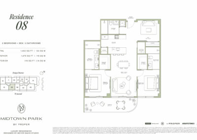 Midtown Park Residences Floorplan Residence
