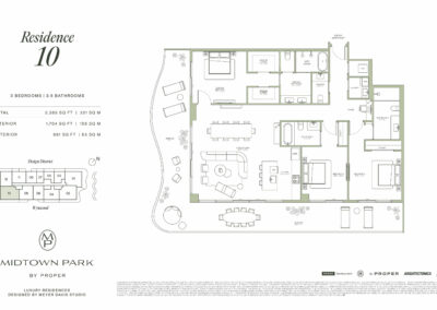 Midtown Park Residences Floorplan Residence