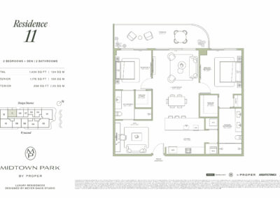 Midtown Park Residences Floorplan Residence